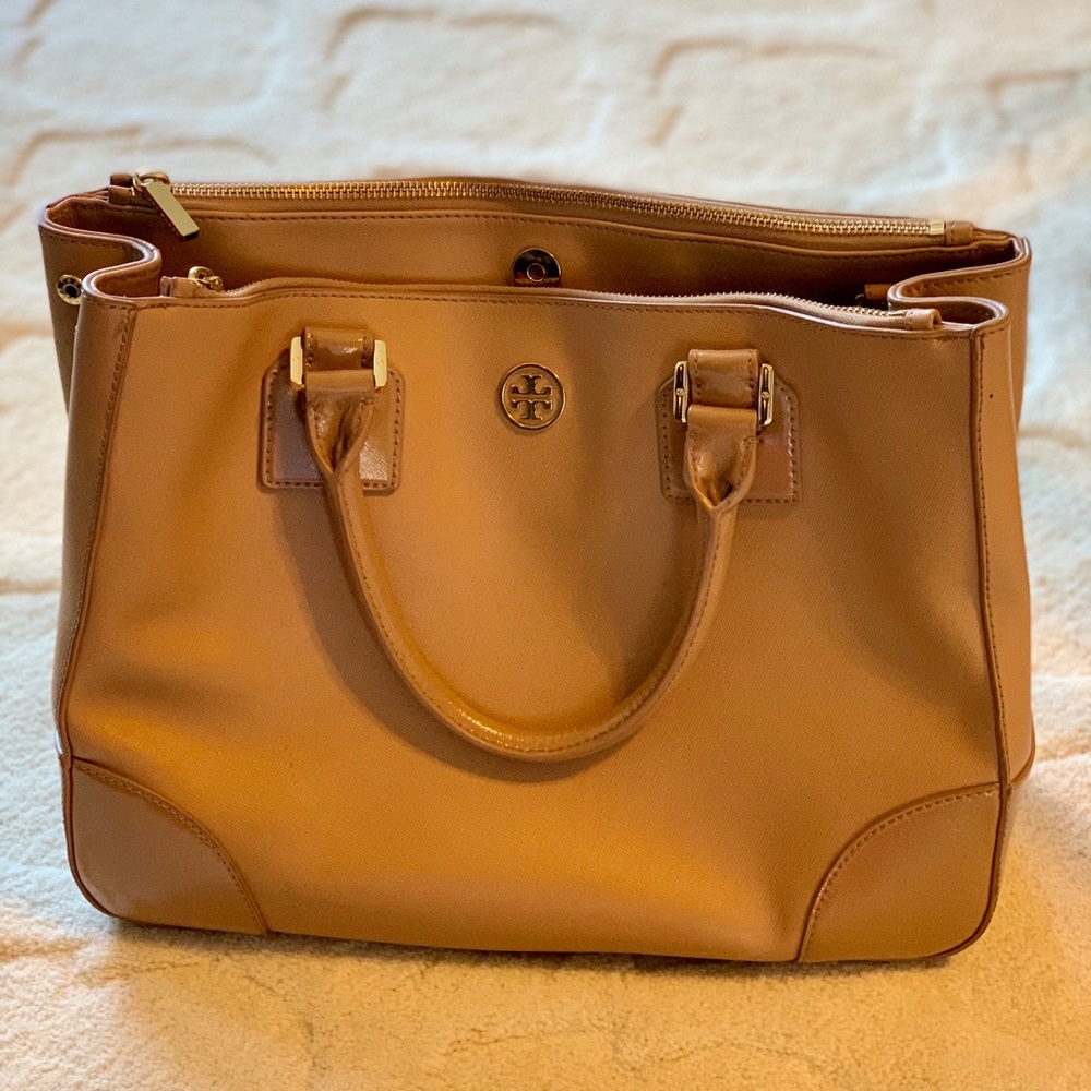 Tory Burch Robinson Double Zip Tote